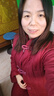 指間沙W2441291女裝24冬立領大盤扣裥棉長外套A版亞麻中式棉服 朱草78 L 曬單實拍圖