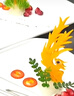 PORINCE不銹鋼果蔬雕刻模具創(chuàng  )意花樣冷菜裝飾模具西瓜皮雕刻模具果盤(pán)雕刻 序號10(天鵝) 曬單實(shí)拍圖