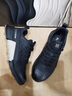 雅格獅丹（Aquascutum）男鞋2025新款夏季男士休閑運動鞋頭層牛皮透氣防滑鞋子男 黑色 40 【偏大一碼】 曬單實拍圖