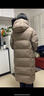 坦博爾羽絨服女士長(cháng)款泡芙新國標90絨連帽冬季保暖外套530832D摩卡色160 曬單實(shí)拍圖