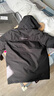 波司登（BOSIDENG）冬季極寒羽絨服鵝絨于適同款男女情侶款短款大毛領(lǐng)外套 黑色8056 1 6XL 200/116A 體重約200斤-220斤 曬單實(shí)拍圖