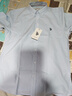 U.S. POLO ASSN.襯衫男春秋長袖白色休閑工裝外套高端免燙抗皺寬松藍(lán)色男士襯衣 曬單實(shí)拍圖