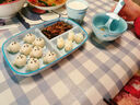 滿(mǎn)朝佳三麗鷗早餐分格盤(pán)一人食餐具套裝高顏值陶瓷兒童餐盤(pán)吃飯碗家用 三分格定量餐盤(pán)【大耳狗】 曬單實(shí)拍圖