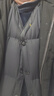 鴨鴨（YAYA）V領(lǐng)羽絨馬甲男士中老年冬季短款內穿馬夾坎肩保暖背心打底爸爸裝 曬單實(shí)拍圖