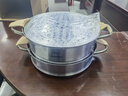 愛(ài)仕達蒸鍋304不銹鋼家用三多層加厚帶蒸籠屜蒸饅頭電磁爐煤氣灶通用 30cm  三層蒸鍋 曬單實(shí)拍圖