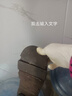 卡帝樂鱷魚秋冬新款真皮高端短靴女厚底松糕鞋復(fù)古單靴英倫風(fēng)系帶馬丁靴 深棕色 36 曬單實(shí)拍圖