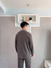 莫代爾男士睡衣男棉質(zhì)春秋開衫長袖寬松四季可外穿家居服套裝 曬單實拍圖