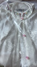 她池新中式襯衫2025秋裝新款女裝提花刺繡立領(lǐng)盤(pán)扣寬松上衣 曬單實(shí)拍圖