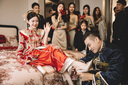 枝己秀禾服新娘敬酒服2025新款訂婚衣服婚紗主紗高檔結(jié)婚禮服古裝嫁衣 X616 L 曬單實(shí)拍圖
