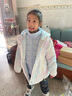 巴拉巴拉童裝女童羽絨服冬裝外套連帽兩件套 藍紫色調(diào)00387-白鴨絨 140cm 充絨量51g 曬單實拍圖