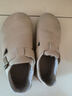蜘蛛王真皮勃肯鞋女加絨保暖2024新款秋冬復古一腳蹬豆豆鞋丑萌博肯棉鞋 卡其色【送運費險】 40 (200mm) 【標準尺碼】 曬單實(shí)拍圖