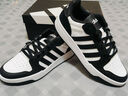 adidas ENTRAP休閑舒適運動板鞋少年感復(fù)古籃球鞋男女阿迪達(dá)斯   白色/黑色   45 曬單實拍圖
