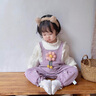 卿寶蓓嬰兒連體衣春秋季新生兒衣服0-6個(gè)月寶寶衣服爬爬服3外出百天禮服 紫色花朵拼接 73cm 4-8個(gè)月 身高63-70cm 曬單實(shí)拍圖