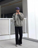 杉努（SHANNU）加絨加厚褲子男士秋冬季直筒休閑褲寬松保暖款青少年運動衛(wèi)長褲 2392黑色(雙層奧利絨) XL （推薦130-145斤） 曬單實拍圖
