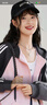 Halo Queen衛(wèi)衣外套女連帽條紋短外套休閑寬松運(yùn)動(dòng)風(fēng)開衫上衣新品H143W1009 曬單實(shí)拍圖