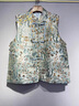 勤記民族風(fēng)刺繡真.絲馬甲女高級(jí)感新中式馬甲宋錦國(guó)風(fēng)上衣秋季立領(lǐng) 馬甲 均碼 L 曬單實(shí)拍圖