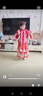 九能女童漢服秋冬款國風(fēng)2025新古裝兒童馬面裙加絨加厚拜年服演出套裝 紅色加絨三件套送白帶毛領(lǐng)+包 偏小 120 cm 曬單實(shí)拍圖