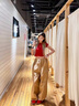 卡米高內(nèi)增高6cm阿甘德訓(xùn)女鞋2025年春季新款ins復(fù)古風(fēng)運(yùn)動(dòng)板鞋明星同款 紅色內(nèi)增高6cm 36 (230mm) 曬單實(shí)拍圖