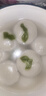 龍井茶綠豆沙湯圓鮮牛奶抹茶餡元宵酒釀小圓子糯米兒童大湯圓速凍 龍井茶綠豆沙湯圓1盒10個 曬單實拍圖