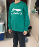 李寧童裝兒童衛(wèi)衣男小大童籃球加絨LOGO印花套頭運動服160YWDR439-32 曬單實拍圖