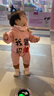 G.duck嬰幼兒童寶寶滑雪羽絨棉服男女童羽絨棉襖新生兒爬連體衣冬季 粉紅色（加絨加厚） 90 cm 曬單實(shí)拍圖
