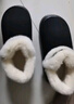 俞兆林（YUZHAOLIN）棉拖鞋女室內包跟厚底保暖毛絨棉鞋雪地靴 YO511 曬單實(shí)拍圖