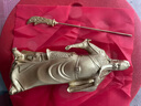 明恩關(guān)公財神像銅關(guān)公擺件武財神家用關(guān)公銅像關(guān)二爺關(guān)羽像 小號22CM高 銅關(guān)公+底座 曬單實拍圖