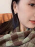 KRISTEN JUDI紅色耳飾福袋錢袋耳釘女925銀針金色耳環(huán)本命年蛇年生日實用禮物 金色送女友老婆媽媽閨蜜生日禮物 表白實用禮物禮盒包裝 曬單實拍圖