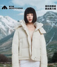 美力城短款羽絨服女2024新款鵝絨連帽小個(gè)子時(shí)尚百搭輕運(yùn)動(dòng)多巴胺外套 鉑金白 L 165 曬單實(shí)拍圖