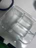 創(chuàng)得玻璃飯盒可微波爐加熱專用碗上班族帶飯便當(dāng)盒分隔長方形水果餐盒 星海藍(lán)圓480+餐具蓋三隔1020+包 曬單實(shí)拍圖