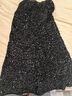 歐貝汐氣質(zhì)亮片半身裙女感垂感亮閃閃包臀魚(yú)尾裙今流行半裙子 黑色 L 曬單實(shí)拍圖