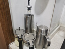 西碧秘園不銹鋼調(diào)料盒廚房組合套裝鹽器皿防潮玻璃家用調(diào)味罐收納盒調(diào)料瓶 2個(gè)380ml調(diào)料瓶(不銹鋼蓋) 曬單實(shí)拍圖