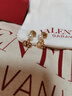 華倫天奴VALENTINO[禮物]女士 VLOGO SIGNATURE 金屬仿珍珠耳環(huán) 金色/奶油色 均碼 曬單實拍圖