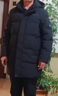 雅鹿爸爸羽絨服男中長款2025新款加厚中老年可拆卸連帽簡約保暖外套 深藍(lán)色【可拆卸連帽】 XL 【推薦130-150斤】 曬單實(shí)拍圖