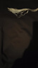 七匹狼長(cháng)袖T恤男春季天絲狼頭水漿印花圓領(lǐng)休閑時(shí)尚打底衫長(cháng)T男裝上衣 001(黑色) 3XL (185) 曬單實(shí)拍圖