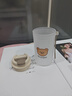 沃德百惠（WORTHBUY）隨手杯學生兒童簡約塑料水杯便攜耐高溫夏天運動水杯耐摔上學專用 赫赫熊小號 350ml 1個 曬單實拍圖