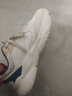 安踏（ANTA）引力丨運動鞋男鞋皮面防潑水休閑鞋老爹鞋輕質軟底增高鞋子男 【防潑水皮面】白/香檳/棋盤灰 41 曬單實拍圖