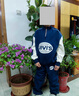 Levi's【加絨】李維斯兒童運動(dòng)套裝童裝衛衣冬季新款男童長(cháng)褲 深靛藍 140 /68 【建議身高128-140cm】 曬單實(shí)拍圖