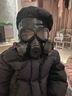 柯樂防毒面具軍事 網(wǎng)游周邊二次元道具款發(fā)光眼鏡防毒面具兒童cos裝 黑色不發(fā)光 曬單實拍圖