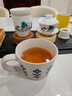 CCKO馬克杯陶瓷水杯家用帶把辦公室咖啡杯茶杯高顏值早餐杯燕麥牛奶杯 350ml小藍(lán)花咖啡杯【純手工】 曬單實(shí)拍圖