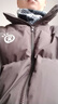 杰克·瓊斯（JACK&JONES）男裝衣服秋季寬松字母印花潮流百搭舒適棉服男立領(lǐng)短款棉衣外套厚 巧克力棕色E09 巧克力棕色E09 XL 185 曬單實(shí)拍圖