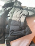 君羽戶(hù)外羽絨服男女短款新款800蓬95絨加厚保暖白鵝絨服H52313 黑色-女款 L 推薦男135-150斤/女110-120斤 曬單實(shí)拍圖