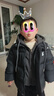 迪士尼（Disney）男童棉服冬季加厚假兩件兒童外套1-10歲寶寶棉衣學(xué)生冬裝保暖棉襖 黑色 120 cm 曬單實(shí)拍圖