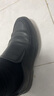 卡帝樂(lè)鱷魚(yú)（CARTELO）男士皮鞋百搭一腳蹬舒適柔軟真皮商務(wù)休閑皮鞋男  6210 黑色 42  曬單實(shí)拍圖