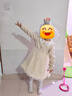 ASK JUNIOR兒童女童裙子2025秋小香風(fēng)網(wǎng)紗公主裙寶寶蛋糕禮服裙 杏色 120 曬單實(shí)拍圖