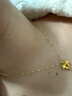 老鳳祥在逃公主黃金項鏈女足金蝴蝶結吊墜七夕情人節(jié)禮物送女友老婆生日 【至臻好禮】足金蝴蝶結吊墜+925銀鏈 曬單實拍圖