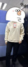 李寧加絨反光衛衣女子時(shí)尚寬松套頭連帽衛衣AWDUF14 曬單實(shí)拍圖