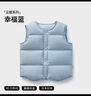 貝肽斯兒童輕薄羽絨馬甲女童秋冬2025新款男童嬰幼兒寶寶外穿背心 曬單實(shí)拍圖