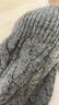 Navigare意大利小帆船全羊毛長(cháng)袖針織開(kāi)衫保暖毛衣2334094508 灰 XL  曬單實(shí)拍圖