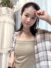 時尚夏季吊帶背心女純色打底衫外穿簡約網紅小辣妹固定杯小背心批 綠色 均碼(80-130斤) 曬單實拍圖
